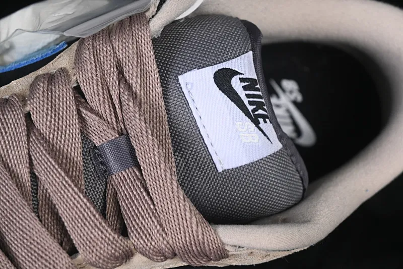All categories Nk SB Dunk series Nk SB Dunk Low low-top sneakers Nike SB Dunk Low khaki black and blue hook low-top casual sneakers HJ0367-200